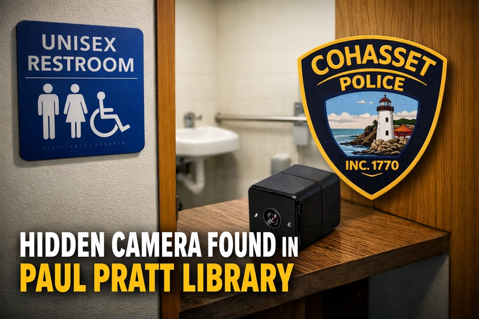 Marshfield Ma Man Accused of Hiding Camera in Cohasset Library Restroom